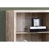 Bookshelf, Bookcase, Etagere, 5 Tier, 48"h, Office, Bedroom, Beige Laminate, Contemporary, Modern - 3 of 4