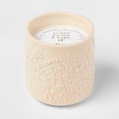 14oz Seed Paper Candle Citrus Bloom and Basil - Threshold™