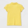 Toddler Girls' Short Sleeve Interlock Uniform Polo Shirt - Cat & Jack™ - image 2 of 3