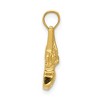 Black Bow Jewelry 14k Yellow Gold Honey Bee Pendant, 13mm (1/2 inch) - 2 of 4