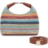 FATMOON Straw Bag for Women Summer Beach Shoulder Bag Vacation Woven Crossbody Purse Small Top Handle Satchel Handbag - 2 of 4