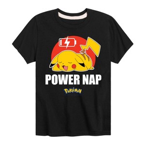 Boys' - Pokémon - Power Nap Short Sleeve Graphic T-Shirt - 1 of 4