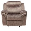 Vynxaria Velvet 1+1 Motion Recliner Chair Set (2pcs) w/Glider, Pocket Coil Seats, Wood Frame, 4" Wall Clearance, 220lbs Capacity - 3 of 4