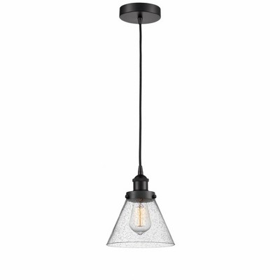 Cone - 1 Light Mini Pendant In Industrial Style-9.75 Inches Tall and 7.75 Inches Wide