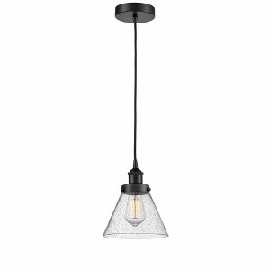 Cone - 1 Light Mini Pendant In Industrial Style-9.75 Inches Tall and 7.75 Inches Wide - 1 of 1