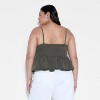 Women's Denim Peplum Tank Top - Wild Fable™ - 3 of 3