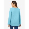 Woman Within Plus Size Perfect Long-Sleeve V-Neck Tee - 3 of 4