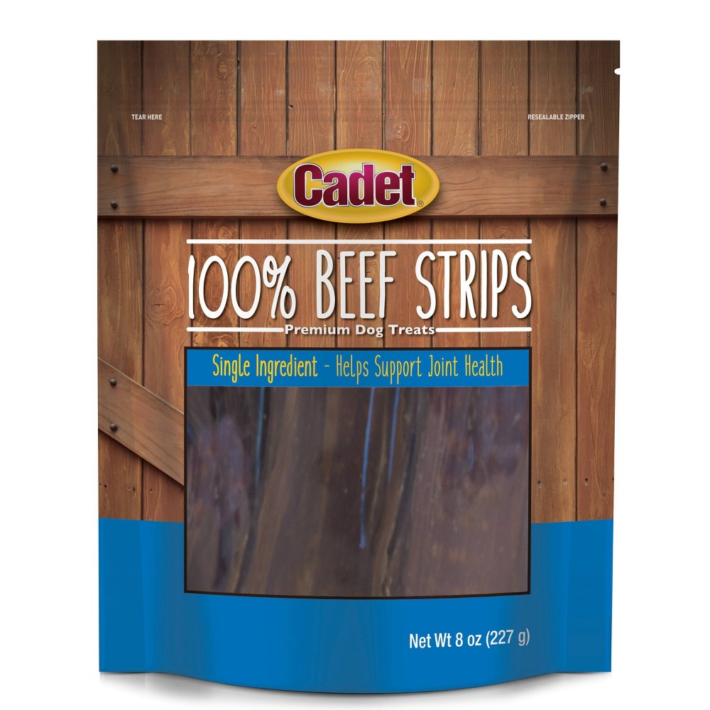 Cadet 100% Beef Strips Dog Treats - 8oz