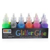 Bright Creations 12 Pack Glitter Glue, 20 mL Each, Metallic Colors – for DIY, School Projects, Arts and Crafts, Easy Squeeze Bottles - 4 of 4