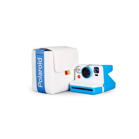  Polaroid Now Instant Film Camera (Blue) + Pack of Film +  Microfiber Cloth : Electronics