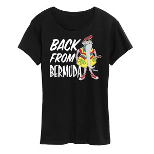 Women's - Disney - Straight Outta Bermuda Short Sleeve Graphic T-Shirt - 1 of 4