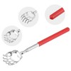 Unique Bargains 4 Pcs Extendable Bear Claw Stainless Steel Back Scratcher Red Green Purple Black - image 3 of 4