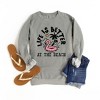 Simply Sage Market Women's  Garment Dyed Graphic Sweatshirt Better At The Beach Flamingo - 3 of 4