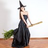 4E's Novelty Black Witch Hat – 14" Pop-Up Oxford Witch Costume Accessory for Adults & Kids - 2 of 4