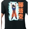 Dragon Ball Z Goku and Kanji Men's Black Short-Sleeve Performance Tee - 4 of 4