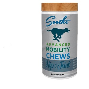 BUDDYREST Soothe™ Advanced Mobility Chews for Dogs – Joint Supplement, Supports Flexibility & Hip Health, 120 Soft Chews - 1 of 4