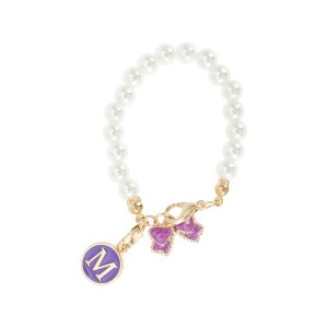 Unique Bargains Pearl Chain Bow Water Cup Pendant 1 Pc - 1 of 4