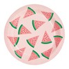 Blue Panda 80 Pack Watermelon Paper Plates for 1st Birthday, One in a Melon Party Decorations, Pink, 9 in - 3 of 4