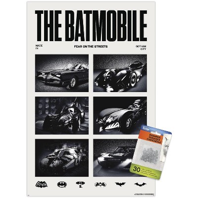 Trends International DC Comics Batman: The Batmobile Fear The Streets Unframed Wall Poster Prints