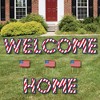 Big Dot of Happiness Patriotic Welcome Home - Yard Sign Outdoor Lawn Decorations - Military Homecoming Yard Signs - 3 of 4
