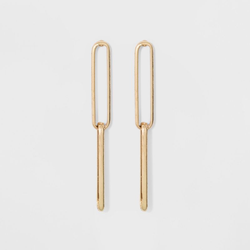 Link Earrings - A New Day&#8482; Gold, 1 of 5