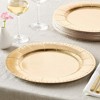 Silver Spoons Elegant Disposable Beaded Charger Plates for Party, Heavy Duty Disposable Dinner Set, 13” (10 PC) - 2 of 3