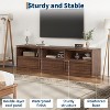 Nasitip Modern TV Stand with Dual Drawers, Designed for 60-70" televisions - a Stylish Addition to Any Living Space - 3 of 4