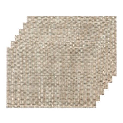 Pigchcy pigchcy Placemats,Washable Vinyl Woven Table Mats,Elegant