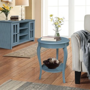 International Concepts Cambria Round End Table - 1 of 4