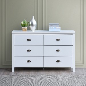 NicBex 5 Drawer Chest Dressers for Bedroom with Interlock Drawer Feature Closet Organizers with Drawer Slide And Interlock Pre-Assembly - 1 of 4