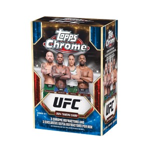 Topps UFC 2024 Topps Chrome Value Box | 6 Packs - 1 of 4