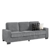 TiramisuBest 84 Inch Corduroy Sofa 3 Seater Couch Cup Holder Arms High Density Spring Cushions Modern Living Room Bedroom Office - 4 of 4