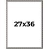 PosterPalooza | Slim Profile Silver Picture Frame - UV Acrylic, Foam Board Backing, Hanging Hardware - 2 of 4