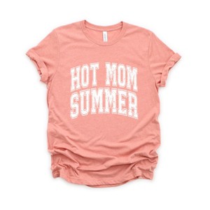 Simply Sage Market Hot Mom Summer Short Sleeve Tee - S - Sunset - 1 of 4