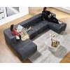 144" Modular Sectional Sofa with Chaise Lounge,U-Shaped 6-Seat Couch - 2 of 4