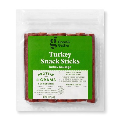 Turkey Sausage Snack Sticks - 8oz - Good &#38; Gather&#8482;