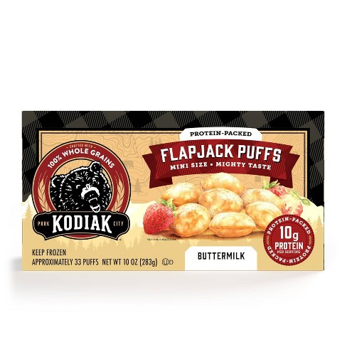 Kodiak Protein-packed Power Flapjacks Buttermilk Frozen Pancakes - 12ct :  Target