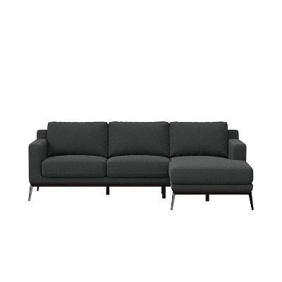 Setoril Modern Sectional Sofa with Chaise Woven Linen - Handy Living