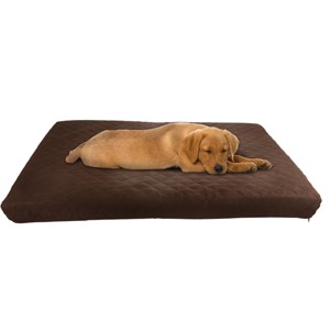 Pet Adobe Waterproof Memory Foam Pet Bed - 36" x 27", Brown - 1 of 4