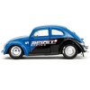1959 Volkswagen Beetle "Spirit3 Racing" Blue and Black and Boxing Gloves Accessory "Punch Buggy" 1/32 Diecast Model Car by Jada - 4 of 4