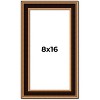 PosterPalooza | Panoramic Weathered Gold Picture Frame - UV Acrylic, Foam Board Backing, Hanging Hardware - 2 of 4