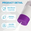 Unique Bargains Silicone Anti-Slip Protective Reusable Water Bottle Boot 2 Pcs - 3 of 4