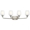Kichler Lighting Valserrano 4 - Light Vanity in  Brushed Nickel - 3 of 3