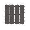 DSVIMOY 12" Patio Deck Tiles, 44pcs DIY Module Interlocking Decking Tiles, Floor Tile for Porch Poolside, Balcony, Grey, 12"*12"*0.8" - 2 of 4