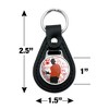 A Nightmare On Elm Street Freddy Black Leather Keychain - 4 of 4