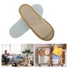 Unique Bargains Open-Toe Linen Slippers Disposable Slippers 1 Pair - 4 of 4