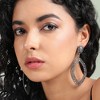 SOHI Women's Intricate Antique Drop Earrings - 3 of 4