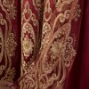 RT Designers Collection Dayton Emb Attached Valance Backing Blackout Window Curtains 50" x 84" Burgundy/Gold - 3 of 4