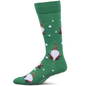 Memoi Men's "Gnome For The Holidays" Christmas Novelty Crew Sock - 1 of 4