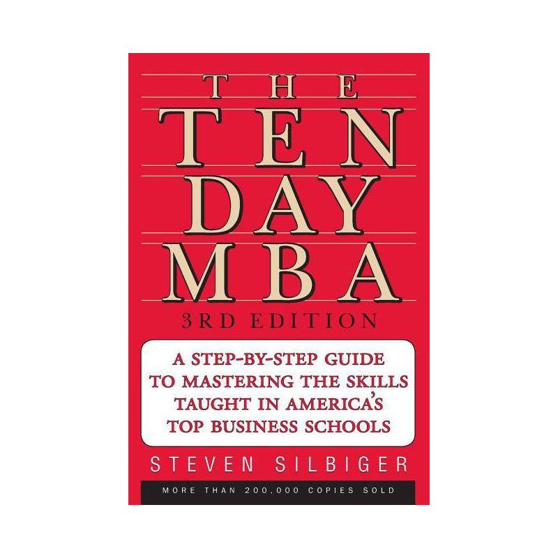 The Ten-Day MBA 3rd Ed. - 3rd Edition by  Steven A Silbiger (Paperback), 1 of 2